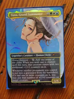 MTG Final Fantasy Yuna, Grand Summoner foil promo! - Image 1