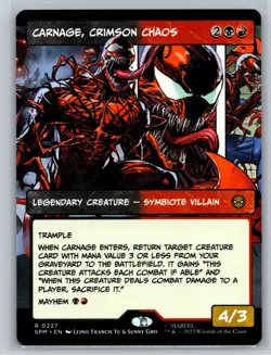 Magic: The Gathering - Spider-Man - Carnage, Crimson Chaos - Borderless - Image 1
