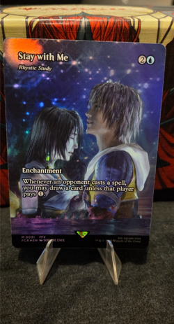 Stay with Me - Rhystic Study (Showcase) Final Fantasy: Through the Ages Foil - Image 1