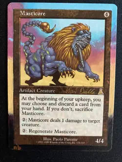 Masticore - 1999 Kai Budde (UDS) ALTERED with hand painted borders! - Image 1