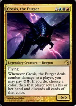 Light Play, English MTG Foil Crosis, the Purger - Foil Premium Deck Series: Grav - Image 1