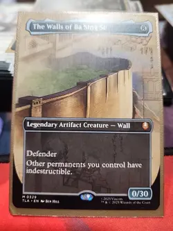 The Walls of Ba Sing Se - MTG Avatar: The Last Airbender 329 Mythic Borderless - Image 1