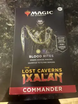 Magic The Gathering The Lost Caverns of Ixalan Blood Rites Commander Deck 195166230245 - Image 1
