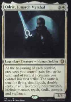 Odric, Lunarch Marshal - Commander: Dominaria United: #103, MTG Lp R234 - Image 1