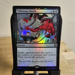 Villainous Wrath Marvel's Spider-Man Foil 74 NM MTG - Image 1