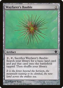 1x Wayfarer's Bauble NM Eng MTG - Commander 2013 - Image 1
