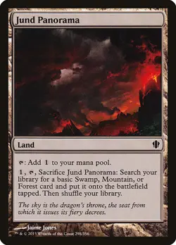 1x Jund Panorama NM Eng MTG - Commander 2013 - Image 1
