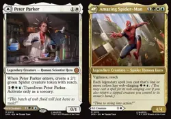Peter Parker // Amazing Spider-Man - Foil SPM NM MTG - Image 1