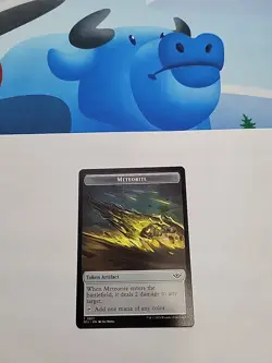 MTG - Meteorite Token Regular OTJ #0017 - Image 2