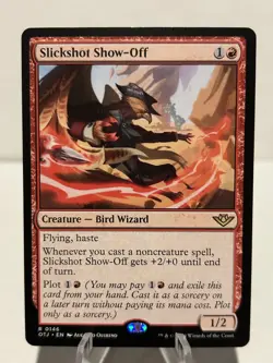 Slickshot Show-Off 146 R Outlaws of Thunder Junction NM MTG - Image 1