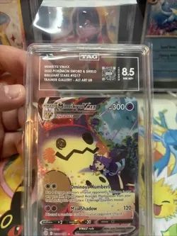 Pokemon Mimikyu VMAX TG17/TG30 Brilliant Stars Trainer Gallery TAG 8.5 - Image 3
