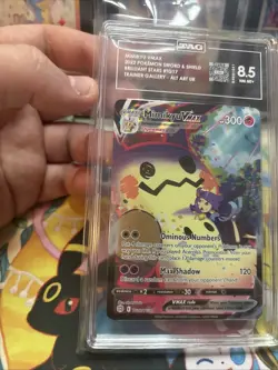 Pokemon Mimikyu VMAX TG17/TG30 Brilliant Stars Trainer Gallery TAG 8.5 - Image 5