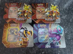 Pokemon TCG Paradox Destinies ex 4 Tin LOT. Brand New/Factory Sealed - Image 1