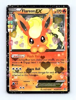 🔥🔥 Pokemon NM+ Generations: Radiant Collection #RC6/RC32 Flareon EX - Image 1