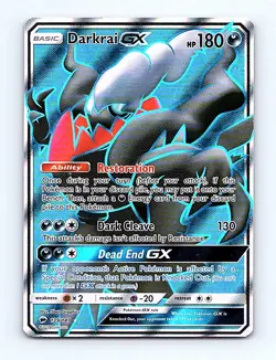 🔥🔥 Pokemon NM+ Sun moon - Burning Shadows #139/147 Darkrai GX (Full Art) - Image 1