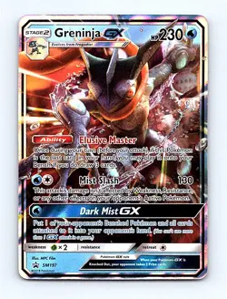 🔥 Pokemon Greninja GX - Sun & Moon Promo SM197 - NM/M - Image 1
