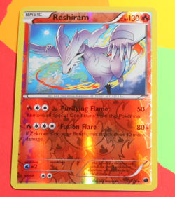 Reshiram 17/116 Plasma Freeze Reverse Holo Rare Pokemon - Image 1