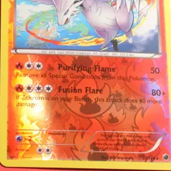 Reshiram 17/116 Plasma Freeze Reverse Holo Rare Pokemon - Image 2