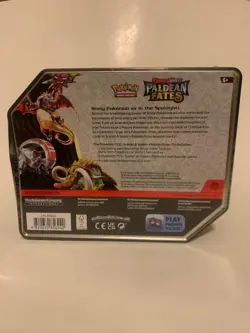 Pokemon TCG: Paldean Fates Tin - Shiny Charizard EX - New & Sealed/Dent on side - Image 2