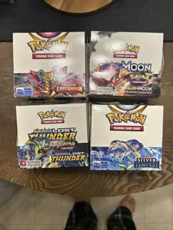 11x EMPTY Pokemon Evolving Skies/Cosmic Eclipse & More Booster Boxes NO PACKS - Image 4