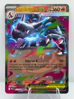 Mega Charizard X ex 013/094 Phantasmal Flames Double Rare Holo Pokemon TCG - Image 1