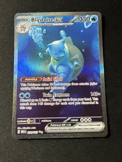Pokemon Blastoise ex 200/165 NM Scarlet & Violet 151 Special Illustration Rare - Image 1