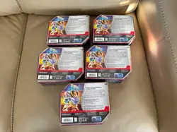Pokemon TCG Paradox Destinies Tin Raging Bolt (2025) - Lot of 5 - Factory Sealed - Image 3