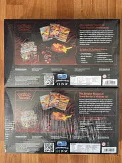 x2 Pokemon TCG: Team Rocket’s Moltres Ex UPC IN HAND SHIPS FAST - Image 2