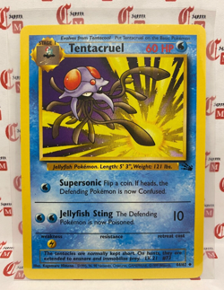 Tentacruel - Uncommon - 44/62 - Pokemon 1999 WOTC Fossil Set Vintage - NM - Image 1