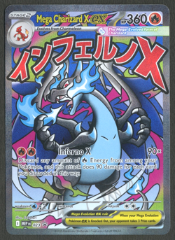Pokemon TCG: Mega Charizard X Ex 023 MEP Mega Charizard UPC Promo - Image 1