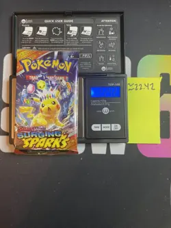 22.42g VERY HEAVY Surging Sparks Pokemon Sealed Booster Pack New SIR/HRU - Image 1