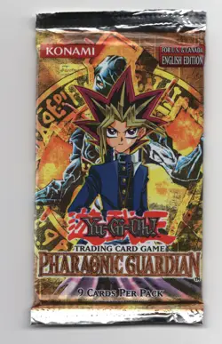 (500733) YUGIOH PHARAONIC GUARDIAN UNLIMITED EDITION Sealed BOOSTER PACK - Image 1