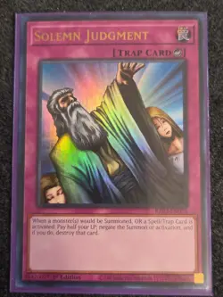 Yu-Gi-Oh! TCG Solemn Judgement Ultra Rare RA02-EN075 1st Ed NM - Image 1