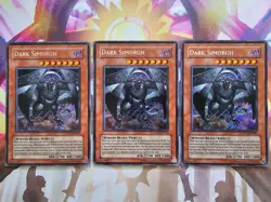 3x Yugioh SOVR-EN092 Dark Simorgh Secret Rare Unlimited LP Light Play x3 - Image 1