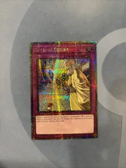 Yugioh! Solemn Strike (Quarter Century Secret Rare) RA02-EN079 25th Anniversary - Image 1
