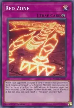 Yugioh! Red Zone - SDCK-EN033 - Common - 1st Edition Near Mint, - Image 1