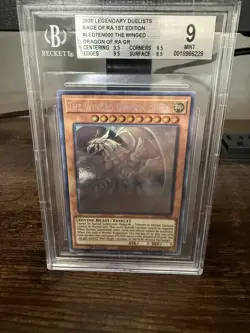 YUGIOH Winged Dragon of Ra 1st Edition Ghost Rare LED7-EN000 - Image 1