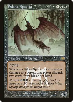Silent Specter - Prerelease Cards - 169/350 - MTG - LP - Rare --- FOIL - Image 1