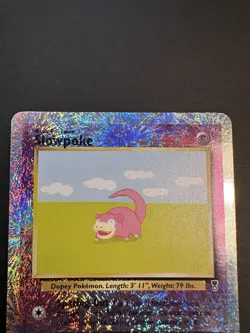 Pokemon Card Slowpoke 93/110 Reverse Holo Legendary Collection Set WOTC MP - Image 2