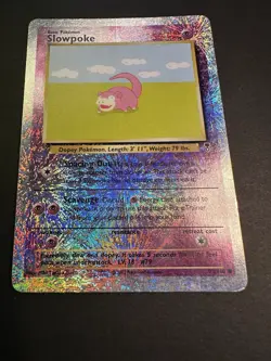 Pokemon Card Slowpoke 93/110 Reverse Holo Legendary Collection Set WOTC MP - Image 3