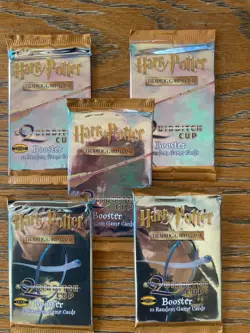 HARRY POTTER TRADING CARD GAME QUIDDITCH CUP BOOSTER PACKS 2001 Sealed Pack Lot - Image 1