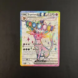 Pokemon Espeon EX prismatic figure collection promo Card 175 SVP EN NM - Image 1