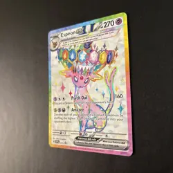 Pokemon Espeon EX prismatic figure collection promo Card 175 SVP EN NM - Image 4