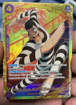 Mr.2.Bon.Kurei (Bentham) EB01-061 Extra Booster Collection Foil One Piece Cards - Image 1