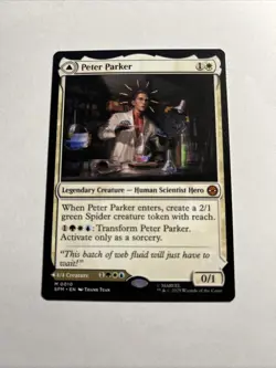 Peter Parker - Marvel's Spider-Man MTG Plus Bonus Card!!! - Image 1