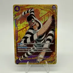 Mr.2 Bon Kurei (Bentham) Bon Clay EB01-061 SEC One Piece Card TCG NM/M - Image 1