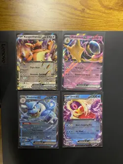 Pokemon 151 EX Double Rare Card Lot Blastoise Jynx Alakazam Kangaskhan - Image 1