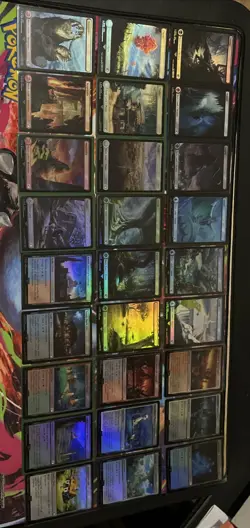 Final Fantasy Magic The Gathering Foil Land Card Lot 27x N/M Cards No Duplicates - Image 1