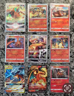 US SELLER Pokemon Lot of 9 Japanese Charizard cards NM/M condition - Image 1