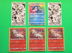 Lot Of (4) Holo Kyogre X1 Reshiram X3 NM 2021 Pokemon TCG Card Shining Fates - Image 1